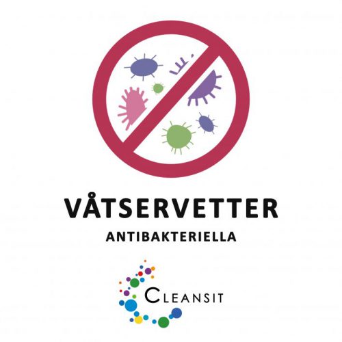 Antibakteriella vårtservetter